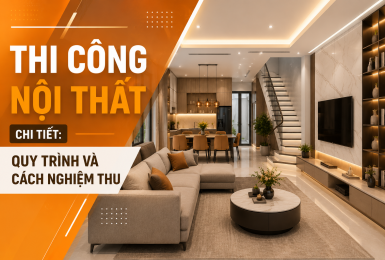 THI CÔNG NỘI THẤT CHI TIẾT: QUY TRÌNH VÀ CÁCH NGHIỆM THU