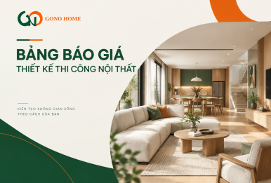 Bảng báo giá thiết kế thi công nội thất