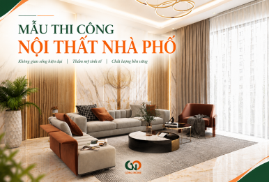 Mẫu thi công nội thất nhà phố
