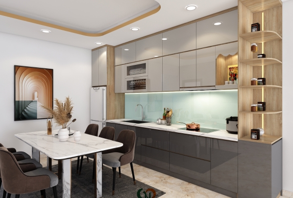 Thi công nội thất bếp 1